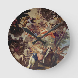 Apparition of St. Joseph to St. Theresa Round Clock