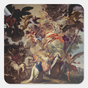 Apparition of St. Joseph to St. Theresa Square Sticker