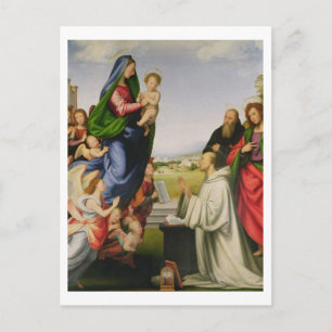 Apparition of the Virgin to St. Bernard, 1504-07 ( Postcard