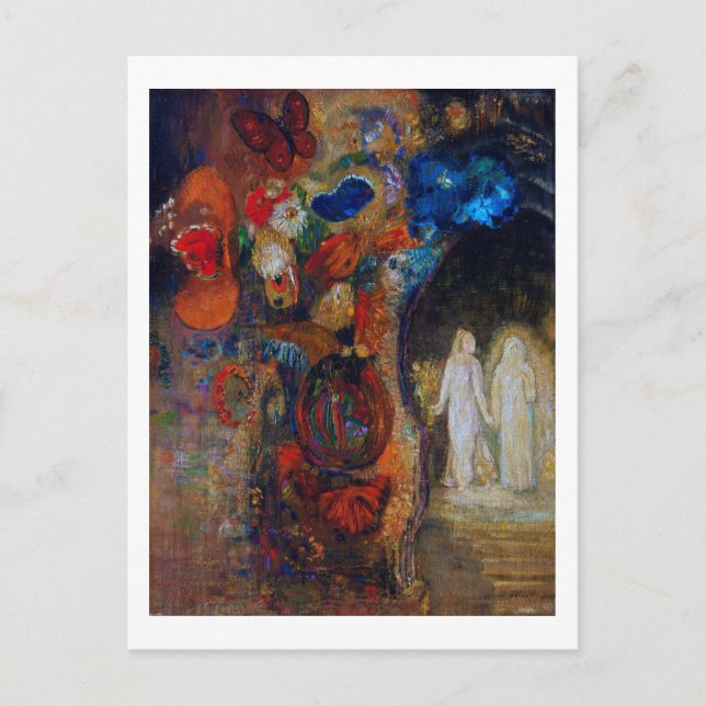 Apparition, Redon Postcard (Front)