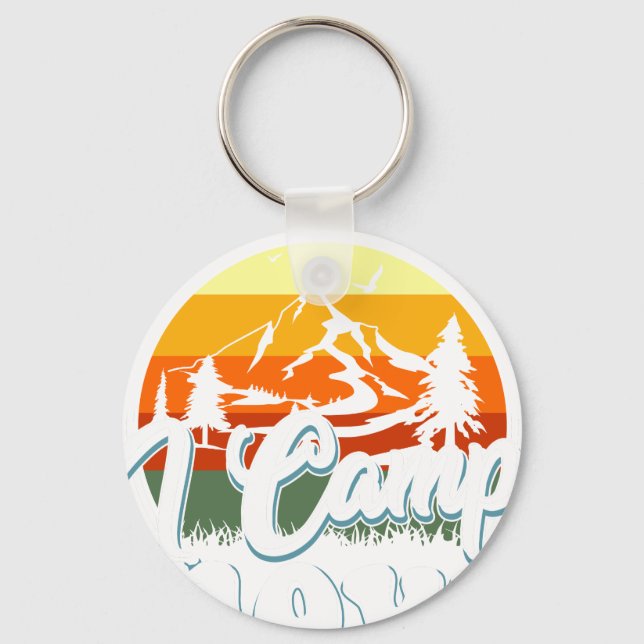 appearently i camp now key ring (Front)