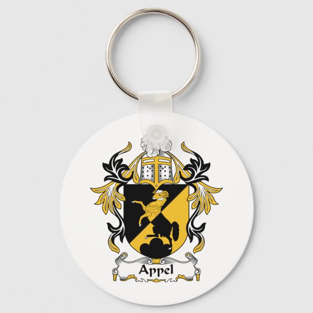 Appel Family Crest Key Ring (Front)