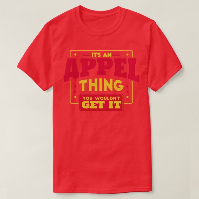 Appel T-Shirt (Design Front)