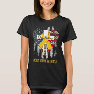 appendix cancer awareness one nation under god T-Shirt