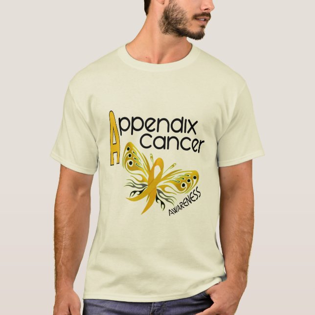 Appendix Cancer BUTTERFLY 3.1 T-Shirt (Front)