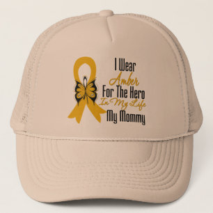 Appendix Cancer Ribbon Hero My Mummy Trucker Hat