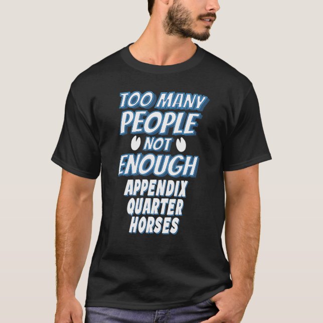Appendix Quarter Horse Rider T-Shirt (Front)