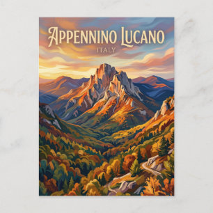 Appennino Lucano Val d'Agri Lagonegrese National P Postcard