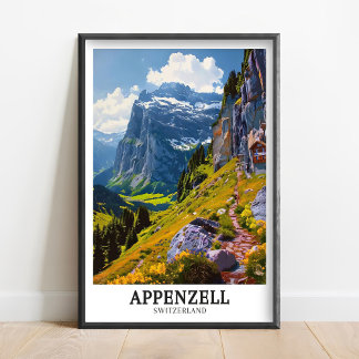 Appenzell art - Appenzell Print Ebenalp Mountain