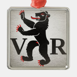 Appenzell Ausserrhoden Metal Tree Decoration