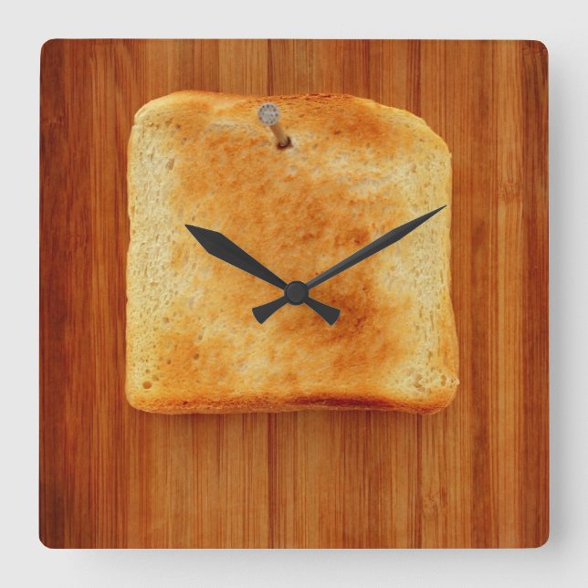 Appetitliche Küchenwanduhr Square Wall Clock (Front)