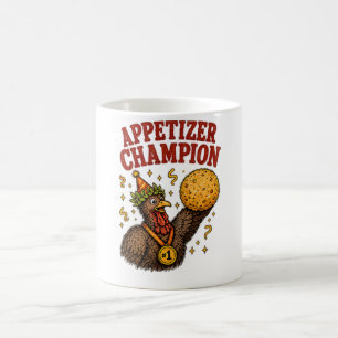 Appetizer Champion Turkey Thanksgiving Design Coffee Mug