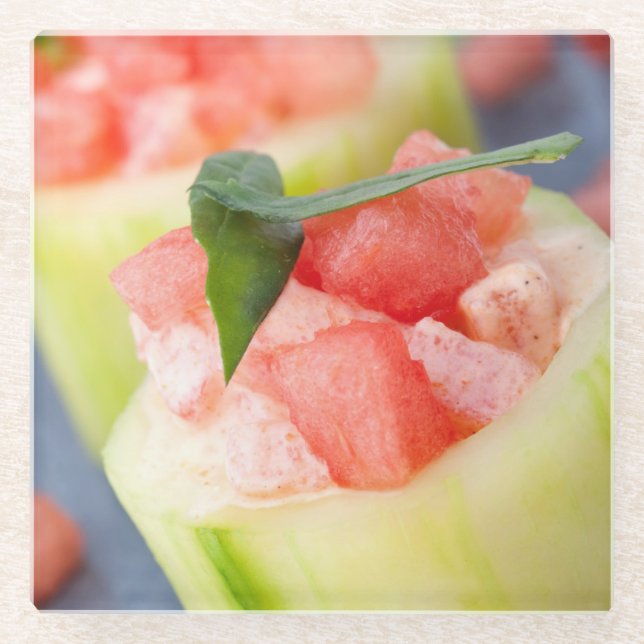 Appetizer Glass Coaster (Front)