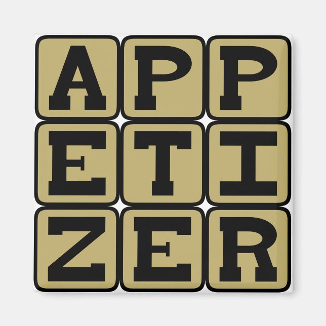 Appetizer, Small Morsel Magnet (Front)