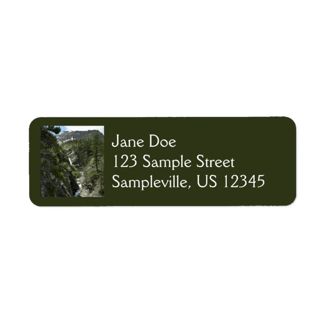 Appistoki Falls and Peak at Glacier National Park (Front)