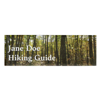 Applachian Trail in October Name Tag