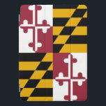Apple 10.5" iPad Pro with flag of Maryland, USA. iPad Pro Cover<br><div class="desc">Transform your Apple 10.5 iPad Pro with our exclusive cover featuring the flag of Maryland! Crafted with meticulous attention to detail, this iPad Pro cover is more than just protection; it's a celebration of Maryland's heritage and state pride. The bold design proudly showcases the unique combination of the black and...</div>
