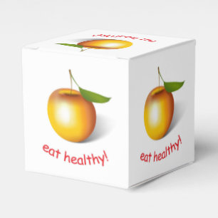 Apple 3-d favour box