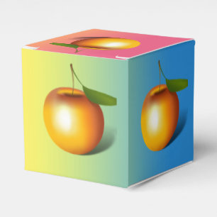 Apple 3-d favour box