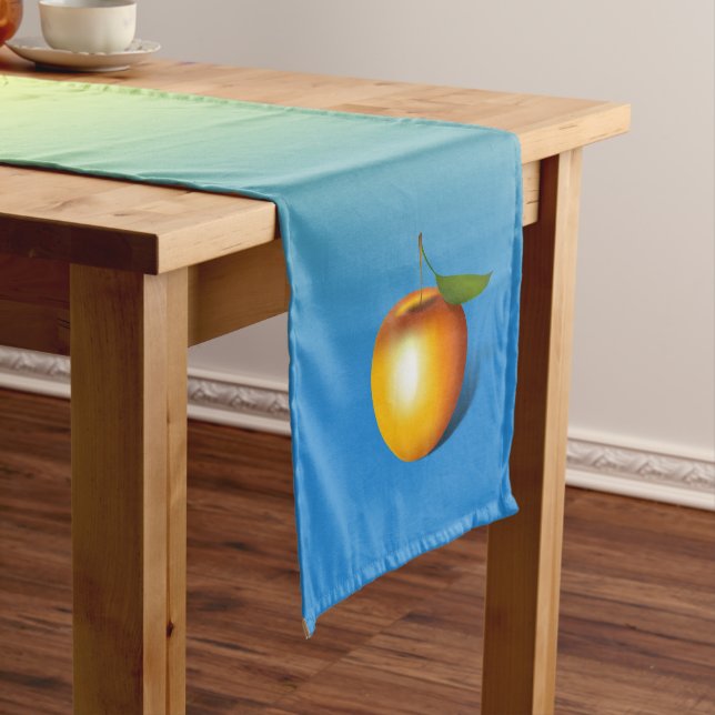 Apple 3-d short table runner (In Situ)