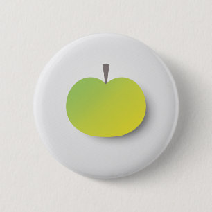 Apple 6 Cm Round Badge