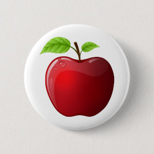 apple 6 cm round badge