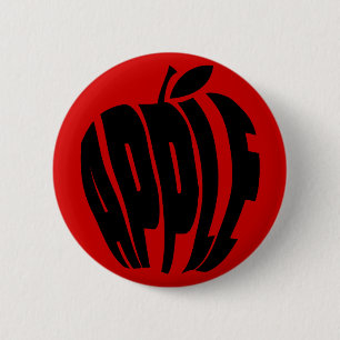 APPLE 6 CM ROUND BADGE