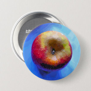 APPLE 7.5 CM ROUND BADGE