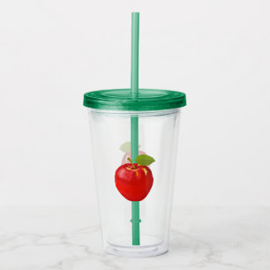 Apple Acrylic Cup