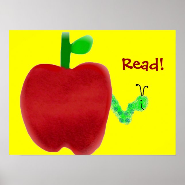 Apple and Bookworm Poster (Front)
