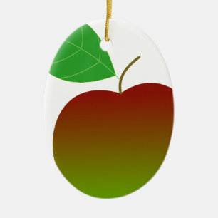 apple apples fruit food vine custom personalise ceramic tree decoration