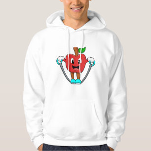 Apple at Fitness with Rope Hoodie