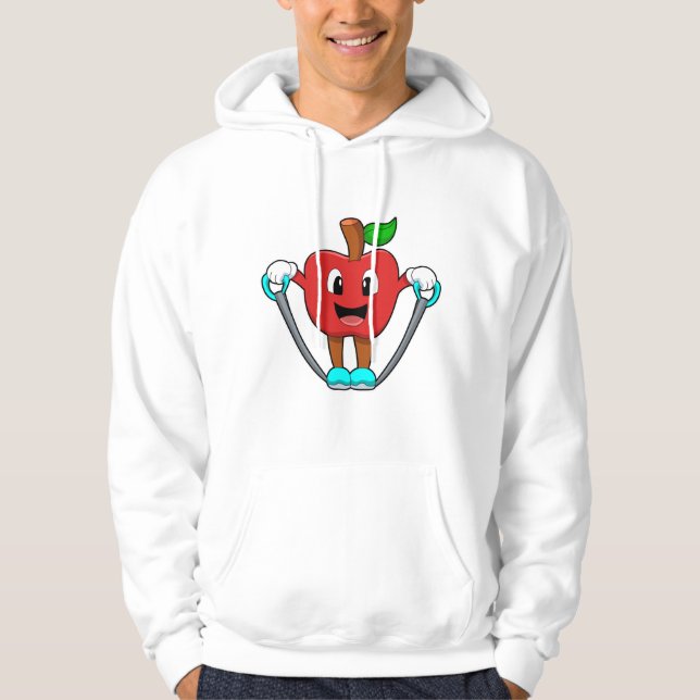Apple at Fitness with Rope Hoodie (Front)