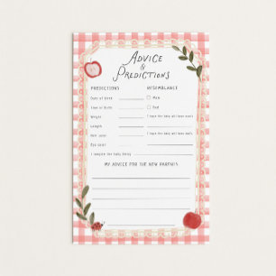 Apple Baby Shower Advice & Predictions