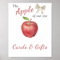 Apple baby shower - Cards and gifts