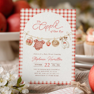 Apple Baby Shower Invitation
