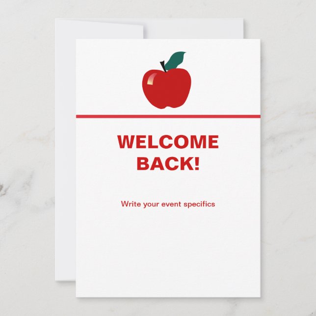 Apple, Back to School (Front)