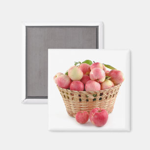 Apple Basket, Harvest, Autumn Magnet