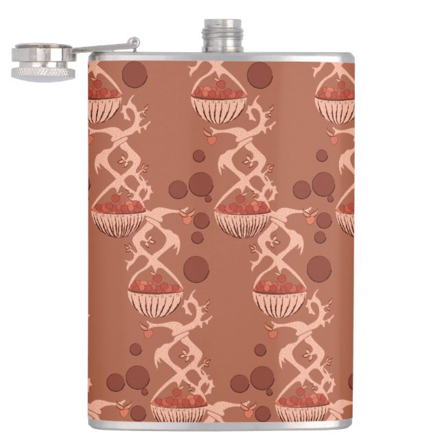 Apple Baskets III Hip Flask (Opened)