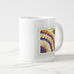 Apple blackberry tart 2014 large coffee mug