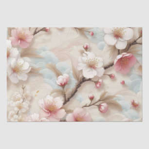 Apple Blossom Branches Tissue Paper