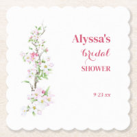 Apple Blossom Bridal Shower Personalised with Date