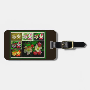 Apple Blossom Collage - Enhanced Digital Photo Luggage Tag