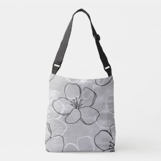 Apple Blossom Dream: Abstract Ornament Crossbody Bag
