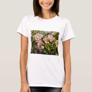 Apple blossom floral fashion T-Shirt