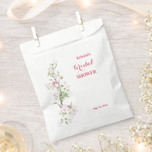 Apple Blossom Fully Customisable Bridal Shower Favour Bags