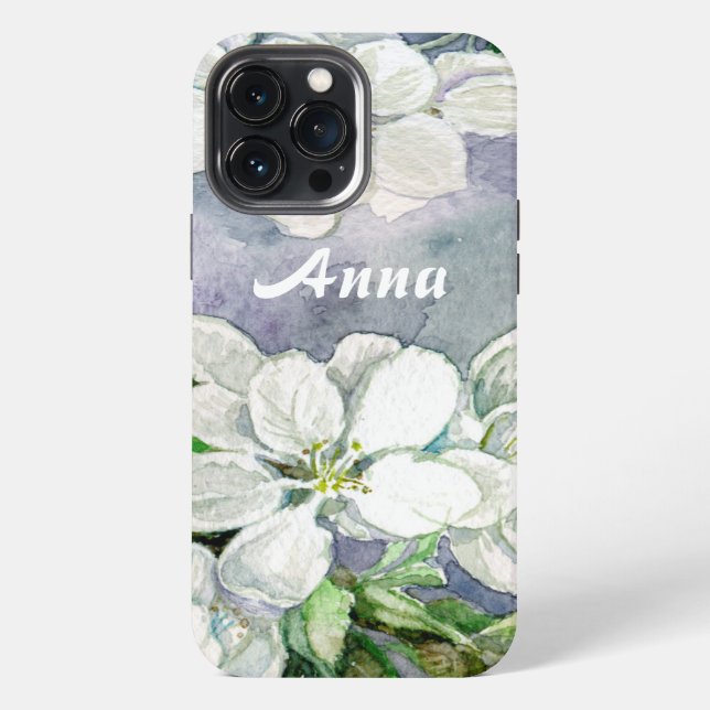 Apple blossom iPhone case (Back)