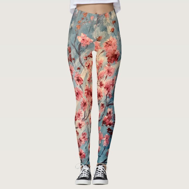 Apple Blossom Leggings (Front)