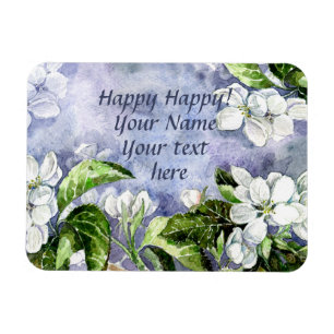 Apple blossom  magnet