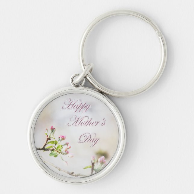 Apple Blossom Mother's Day Key Ring (Front)